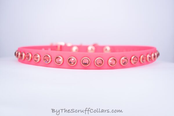 18.5-20.5" Sprite 5/8" Neon Pink w/Rose Gold