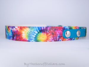 16.5-18.5" Tie Dye Classic UV Print/Turquoise w/Neo Chrome Hardware 5/8" Taper
